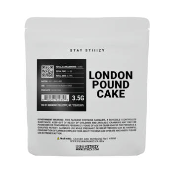 LONDON POUND CAKE - WHITE LABEL 3.5G